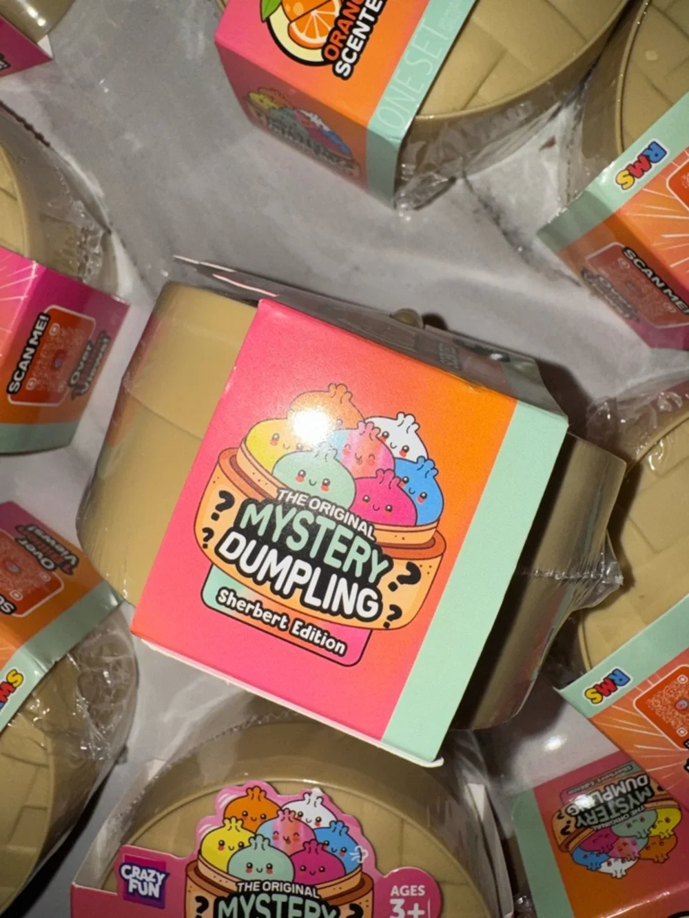 RMS mystery dumpling Sherbert Edition Orange Scented Surprise Toy